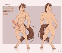 caz cazapalas horse male reference_sheet solo