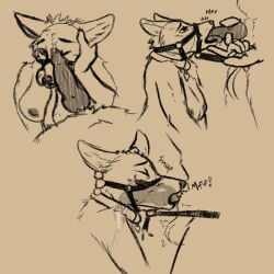 airplane_ears animal_genitalia animal_penis anthro balls bdsm blep bodily_fluids bondage bound breasts canid canine canine_genitalia canine_penis collar corsac_fox cum cum_in_throat cum_inside dominant dominant_male drooling duo ears_back fellatio female finger_under_chin forced forced_oral fox genital_fluids genitals halter heart_tag hi_res knotting leash leash_pull male male/female mammal mangomutt medium_breasts nose_lick nude nude_female onomatopoeia oral oral_knotting oral_penetration penetration penile penis penis_in_mouth penis_on_face pivoted_ears saliva sex sheath snapped_straps sound_effects submissive submissive_female teary_eyes text tongue tongue_on_penis tongue_out true_fox x-ray_view