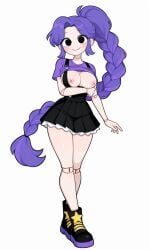 1girls 2026 2026s 2d 2d_(artwork) 2d_artwork ai ai-created ai_assisted ai_generated alternate_ass_size alternate_body_type alternate_breast_size animate_inanimate ass bare_breasts big_ass big_breasts big_butt big_thighs black_dress black_eyes blush blushing blushing_female boots braid braided_hair braided_ponytail braids breasts breasts_out curvy curvy_female curvy_figure digital_art digital_drawing digital_drawing_(artwork) digital_media digital_media_(artwork) digital_painting digital_painting_(artwork) doll doll_girl doll_joints endofromnights2 exposed_breasts eyelashes female female_focus flashing flashing_breasts full_body fully_clothed fully_clothed_female hair hand_on_breast humanoid humanoid_female inanimate_animate large_ass large_butt large_thighs lily_lovebraids living_toy long_hair long_purple_hair mascot_horror mob_entertainment mob_games nipples no_bra noseless not_furry overall_dress overall_skirt overalls pink_nipples ponytail ponytail_(hair) ponytail_female poppy_playtime poppy_playtime_(chapter_5) purple_hair purple_shirt shirt_lift shirt_up skirt smile smiling standing star star_(symbol) suspenders thick thick_ass thick_butt thick_hips thick_legs thick_thighs video_games wide_hips