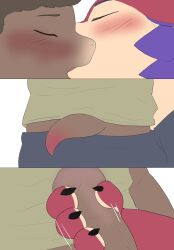 absurd_res bestiality blush claws clothing comic digital_media_(artwork) duo erection feet feral fire foot_fetish foot_play footjob genitals green_eyes growth gushoafterdark hi_res human league_of_legends love male male/male mammal mythological_creature mythological_scalie mythology penis red_body riot_games scales scalie sex smolder_(lol) tail tail_growth tencent tongue transformation transformation_through_sex wings