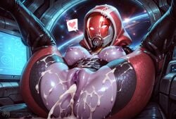 after_fellatio after_sex after_vaginal ahe_gao ai_generated alien alien_girl alien_humanoid big_ass big_breasts big_butt bioware blush bodysuit bukkake covered_in_cum creamhorseai cum cum_covered cum_drip cum_in_mouth cum_in_pussy cum_inside cum_on_body cum_on_breasts cum_on_face curvy curvy_female curvy_figure defeated erect_nipples excessive_cum exhausted fainted female fit fit_female fucked_silly glowing_eyes hearts_around_head helmet helmet_with_visor high_resolution highres hood hood_up horny horny_female hourglass_figure huge_ass huge_breasts indoors latex_bodysuit latex_suit legs_apart legs_spread light-skinned_female lying_on_back mass_effect mature mature_female perfect_body posing presenting_pussy purple_skin quarian seductive seductive_look skinsuit space spacecraft spaceship spaceship_interior spacesuit spoken_heart tali'zorah_nar_rayya thick_thighs visor voluptuous voluptuous_female