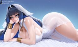 1girls ai_generated ass big_ass big_breasts breasts breasts_bigger_than_head busty cleavage clothed clothed_female clothing eye_contact fat_ass female female_only hololive hololive_english hololive_english_-council- hololive_english_-promise- hourglass_figure huge_breasts looking_at_viewer lying mature_female ouro_kronii ouro_kronii_(goddess) posing posing_for_the_viewer revealing_clothes self_upload sleen smile smiling smiling_at_viewer solo solo_female thick_thighs virtual_youtuber voluptuous voluptuous_female vtuber wide_hips