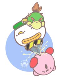 bowser_jr. kirby kirby_(series) koopa_clown_car lowres mario_(series) nintendo squirt super_smash_bros. thekrakenislaken tkil toy transparent_background video_games