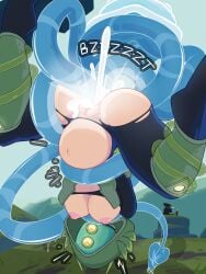 1girls 2026 ambiguous_gender ass big_ass big_breasts blue_tentacles bodily_fluids breasts commission cum cum_in_ass cum_in_pussy cum_inside cumflation double_penetration female heart heart-shaped_pupils helmet hi_res huntress_(risk_of_rain) inflation jellyfish monster monster_on_female pussy ripped_clothing risk_of_rain risk_of_rain_2 stomach_bulge sura-b-mob suspended_in_midair tentacle tentacle_sex tentacles upside-down wandering_vagrant