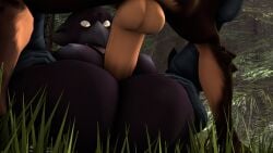 2024 3d_(artwork) anthro avian balls big_balls big_breasts big_butt big_penis bird bird_(petruz) black_body black_feathers breasts butt corvid corvus_(genus) crow digital_media_(artwork) duo feathers feet female female_penetrated forest_background from_front_position genitals grass hi_res humanoid_genitalia humanoid_penis lagomorph leporid male male/female male_penetrating male_penetrating_female mammal mating_press nipples nofurynomad on_ground open_mouth oscine outside_sex passerine penetration penis petruz_(copyright) plant rabbit rabbit_(petruz) sex source_filmmaker_(artwork) spread_legs spreading talon_hands talons thick_thighs toes vaginal vaginal_penetration vein veiny_penis