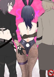 ass big_ass big_butt bunny_ears bunny_girl bunnysuit butt chief_(path_to_nowhere) clothed clothes clothing curvaceous curvaceous_body curvaceous_female curvaceous_figure curvaceous_hips curvy curvy_body curvy_female curvy_figure dominant_female fat_ass fat_butt female female_chief_(path_to_nowhere) female_focus female_only gloves groping groping_ass groping_from_behind hat langley_(path_to_nowhere) larger_female long_hair older_female path_to_nowhere pixiv short_hair shorter_female skirt smaller_female stockings submissive_female taller_female thick_ass thick_butt tight_clothing younger_female yuri zoya_(path_to_nowhere)