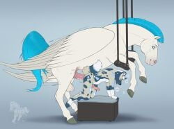 2026 anal anal_penetration anthro anthro_on_feral anthro_penetrated balls bestiality biped bodily_fluids claws cum digital_drawing_(artwork) digital_media_(artwork) duo equid equine erection feet fenn.perrox feral feral_penetrating feral_penetrating_anthro feral_penetrating_male fingers fur genital_fluids genitals hi_res hooves hyena male male/male male_on_anthro male_on_feral male_penetrated male_penetrating male_penetrating_anthro male_penetrating_male mammal mythological_creature mythological_equine mythology nude nude_anthro nude_male pegasus penetration penile penile_penetration penis penis_in_ass sex smile spots tail toes wings