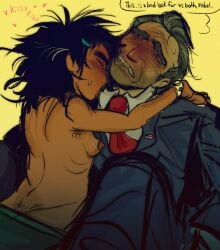 age_difference artist_request hesitant hoppers mabel_tanaka mayor_jerry neck_kiss nervous straight suit_and_tie