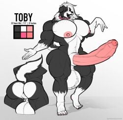 absurd_res animal_genitalia anthro areola balls batmanholecover bedroom_eyes biceps big_balls big_butt big_muscles big_pecs big_penis body_hair butt canid canine canis collar erection fur genitals hair happy_trail hi_res huge_balls huge_muscles huge_pecs huge_penis humanoid_genitalia humanoid_penis hyper hyper_genitalia hyper_long_penis hyper_muscles hyper_penis long_penis looking_at_viewer male mammal muscular muscular_anthro muscular_arms muscular_legs muscular_male narrowed_eyes neck_muscles nipples nude open_mouth pecs penis saggy_balls seductive sheath simple_background solo tail text