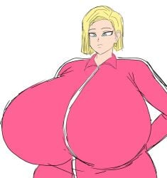 1female 1females 1girl 1girls android_18 dragon_ball_super dragon_ball_z female female_only girl girl_only momiji_(artist) solo solo_female solo_girl tagme