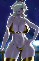 princess rosalina from mario (series) by clarkekitsp