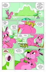 1_eye absurd_res anthro anus aroused aroused_by_another aroused_face aroused_male aroused_smile bent_over bob-jiggles broom buckteeth butt butt_focus cartoon_network cleaning_tool comic cyclops detailed_background dialogue duo dustpan english_text fake_ears fake_rabbit_ears female flirting flirting_look fluffernutter_(fhfif) fluffy fluffy_tail foster's_home_for_imaginary_friends furniture genitals grope head_tuft hi_res imaginary_friend jackie_khones male male/female mammal navel onomatopoeia rodent sciurid sofa sound_effects speech_bubble sweeping tail teasing teasing_with_butt teeth text tree_squirrel tuft vulva
