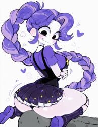 1girls 2026 2026s 2d 2d_(artwork) 2d_artwork ai ai-created ai_assisted ai_generated alternate_ass_size alternate_body_type alternate_breast_size animate_inanimate ass ass_focus back back_view backboob big_ass big_breasts big_butt big_thighs black_dress black_eyes black_panties blush blush_lines blushing blushing_female boots braid braided_hair braided_ponytail braids butt_focus curvy curvy_female curvy_figure digital_art digital_drawing digital_drawing_(artwork) digital_media digital_media_(artwork) digital_painting digital_painting_(artwork) doll doll_girl doll_joints endofromnights2 eyelashes facesitting female female_focus full_body fully_clothed fully_clothed_female hair humanoid humanoid_female inanimate_animate large_ass large_butt large_thighs lily_lovebraids living_toy long_hair long_purple_hair looking_back mascot_horror mob_entertainment mob_games noseless not_furry overall_dress overall_skirt overalls panties ponytail ponytail_(hair) ponytail_female poppy_playtime poppy_playtime_(chapter_5) purple_hair purple_shirt short_skirt sideboob sitting sitting_down sitting_on_another sitting_on_face sitting_on_person skirt skirt_lift skirt_pull smile smiling star star_(symbol) suspenders thick thick_ass thick_butt thick_hips thick_legs thick_thighs thumbs_up video_games wedgie wide_hips