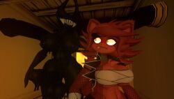 1girls 3d beast_darling_(cally3d) belyasnikov bendy bendy_and_the_ink_machine big_breasts boob_window breasts busty child_bearing_hips cleavage curvy curvy_figure female fexa five_nights_at_freddy's foxy_(fnaf) fredina's_nightclub futanari giant_breasts gigantic_breasts huge_breasts large_breasts massive_breasts naked_futa nipple_piercing nude_futa piercing rule_63 shocked shocked_expression suprised suprised_look thick_thighs thighs thunder_thighs underboob voluptuous voluptuous_female wide_hips