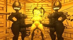 1girls 3d 3futas abs beast_darling_(cally3d) belyasnikov bendy bendy_and_the_ink_machine big_breasts breasts chiku child_bearing_hips enormous_breasts female fredina's_nightclub futa_focus futanari giant_breasts gigantic_breasts hand_on_hip huge_breasts hyper_breasts ink large_breasts massive_breasts monster monster_futa naked naked_female nipple_piercing nude nude_female penetration piercing rule_63 thick_thighs thighs thunder_thighs wide_hips