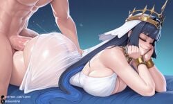 1boy 1boy1girl 1girls ai_generated ass big_ass big_breasts breasts busty cfnm cleavage closed_eyes clothed clothed_female clothed_female_nude_male clothed_sex clothing curvy fat_ass female head_rest hololive hololive_english hololive_english_-council- hololive_english_-promise- hourglass_figure huge_breasts lying lying_on_stomach male mature_female on_floor on_stomach on_the_floor ouro_kronii ouro_kronii_(goddess) prone_bone revealing_clothes self_upload sex sex_from_behind sleen smile smiling straight thick_ass thick_thighs virtual_youtuber voluptuous voluptuous_female vtuber wide_hips