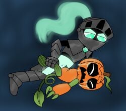 age_difference armored_male chimeracocks dandy's_world gourdy_(dandy's_world) male/male male_only male_rape_victim male_rapist nonconsensual older_intersex plant_humanoid possessed_inanimate pumpkin_head rape soulvester soulvester_(dandy's_world) transman transmasc transmasc_penetrated young young_male younger_male