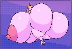 1girls adventure_time animated areolae ass barefoot breasts cartoon_network completely_naked completely_naked_female completely_nude female female_only full_body huge_ass huge_breasts hyper hyper_ass hyper_breasts long_hair looking_at_viewer looking_back loop looping_animation naked naked_female nipples nude nude_female pink_body pink_fur pink_hair pink_skin pixel_animation pixel_art princess_bubblegum smile solo solo_female tagme the_inclined_trunk