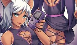 rouge the bat from game boy by dracksart