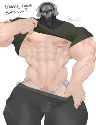 ghost (modern warfare 2) from call of duty by pasturjoe