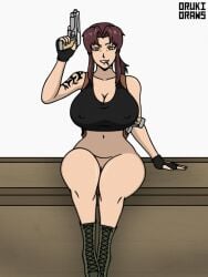 revy from black lagoon by orukidraws