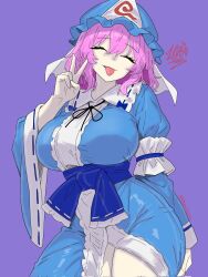 yuyuko saigyouji from touhou by drawlab33t