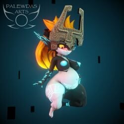 3d areola big_areola big_breasts big_nipples blush breasts female hair hand_on_belly headgear headwear hi_res humanoid humanoid_pointy_ears imp imp_midna mammal markings midna nintendo nipples not_furry one_eye_obstructed orange_hair palewdas_arts pointy_ears pregnant pregnant_female pregnant_humanoid pregnant_shortstack pubic_tattoo red_eyes short_stack shortstack smile snaggle_tooth solo tattoo the_legend_of_zelda twili twilight_princess yellow_sclera