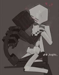 skeleton (minecraft) from minecraft by kogito
