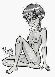 human monochrome nude poland_(artist) taranee_cook w.i.t.c.h.