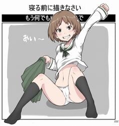 female futaba_channel girls_und_panzer img odai