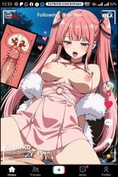 1girls ai_generated anime blue_eyes breasts himekawa_nene kopako mayonaka_heart_tune patreon_logo patreon_username pink_hair sex tiktok tune_in_to_the_midnight_heart uncensored vagina vaginal_penetration vaginal_sex watermark
