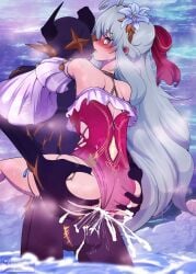 1boy1girl 1girl1boy carlotta_(wuthering_waves) cum_in_pussy cum_inside faceless_male fucked_silly fucking_pussy held_up impregnation insemination monster monster_cock monster_fucking orgasm purple_skin purpleguyri ribbon riley_moore_(artist) swimsuit tacet_discord_(wuthering_waves) tacet_mark_(wuthering_waves) tagme teratophilia white_hair wuthering_waves