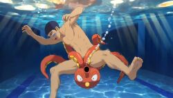 ai_generated male_only octillery pokemon pokemon_(species) swimmer_(pokemon) tagme underwater underwater_sex video