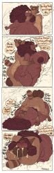 animal_crossing anthro anthro_on_anthro anthro_penetrated anthro_penetrating anthro_penetrating_anthro big_breasts blowjob breasts deepthroat face_fucking itskorrie tagme tom_nook