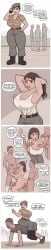 1girl 1girls 2d 3boys 3boys1girl armpits ass big_ass big_breasts bored_female_excited_male bossy breasts brown_eyes brown_hair buzz_cut caucasian_female caucasian_male child_bearing_hips crop_top double_penetration femdom gangbang handjob handjob_while_penetrated horny_male mare_ten medium_hair milf military military_boots military_cap military_clothing military_hat military_pants military_uniform oc original_character original_characters pathetic pathetic_(phrase) penis_in_ass penis_in_pussy penis_size_difference stern_expression sweaty sweaty_armpits sweaty_breasts twitter twitter_link white_skin