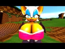 3d 3d_model amy_rose angry animated breast_grab breasts cleavage eyelashes female female_only female_pov gigantic_breasts green_hill_zone large_breasts mobian mobian_(species) mobian_bat no_sound pov powerful_breasts rouge_the_bat sega shocking_(artist) slap slapping_with_breasts sonic_(series) sonic_adventure_2 sonic_the_hedgehog_(series) vanilla_the_rabbit video