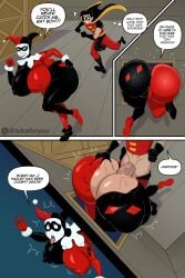 batman_(series) cock dc dc_comics female female_penetrated harleen_quinzel harley_quinn lukaforyou male male_penetrating male_penetrating_female penetration penis robin_(dc) robin_(tim_drake) straight tagme tim_drake vein veins veiny veiny_penis