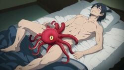 ai_generated blowjob chainsaw_man hayakawa_aki laid_back male_only octopus tagme video