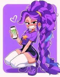 lily_lovebraids poppy_playtime poppy_playtime_(chapter_5) purple_hair purple_hairband sexy sexy_female sexy_pose