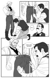 arthur_morgan bonjourdraws gay josiah_trelawny red_dead_redemption red_dead_redemption_2 yaoi