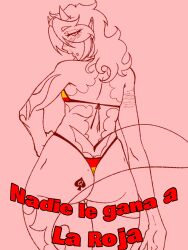 2026 2026_fifa_world_cup big_ass cuntboy cuntboy_only demon_horns fat_ass hand_on_hip long_hair luca_pupboy micro_bikini mole mole_on_ass mole_on_shoulder oc original original_character pierced_lip piercing piercings pointy_ears queen_of_spades side_view spade_tail spade_tattoo spanish spanish_flag spanish_text tattoo tattoos thick_ass thick_thighs thong_bikini world_cup