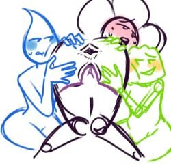 1ambiguous 2girls1futa 3girls ahe_gao alternate_version_available balls_deep battle_for_dream_island bfdi big_penis blush blushing dickgirl flower_(bfdi) futa_on_female futanari gelatin_(bfdi) head_on_ass jealous kmitsumi lollipop_(bfdi) long_penis nervous object_show object_shows screaming_in_pleasure sex spread_anus spread_ass spread_pussy sweat teardrop_(bfdi) vaginal vaginal_penetration