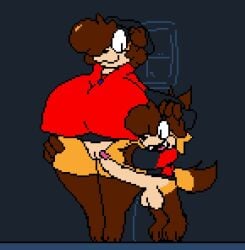 furry furry_female furry_male furry_only horny_male huge_ass huge_balls huge_breasts huge_cock huge_thighs larger_female male/female milf needy older_female_and_younger_male size_difference small_but_hung small_sub_big_dom smaller_male sunsetvista voluptuous voluptuous_female