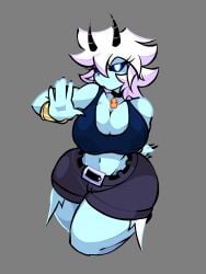 1girls 2026 breasts commission commission_art female female_only haxxar kneeling oc on_knees original_character tagme tagme_(character) thighs