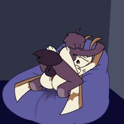 1dickgirl 1futa abysmalcha0s amelia_(superbharm0ny) animated animated anthro arachnid arachnid_humanoid furry luz_(superbharm0ny) mating_press moth moth_girl oc original original_character self_upload spider spider_girl superbharm0ny trans_woman trans_woman_(lore) transfem