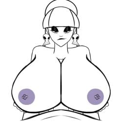 1boy 1boy1girl 1girls 2d 2d_animation animated big_breasts black_and_white breasts breasts cum cum_on_breasts cum_on_face cum_on_hair cynical_emo earrings emo emo_girl female goth goth_girl large_breasts lindel_dollice_quilten looking_at_viewer male male/female original_character paizuri paizuri_lead_by_female paizuri_on_lap penis penis_between_breasts pov smiling_at_viewer smirk straight tagme titjob titjob tittyfuck video