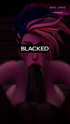 3d 69 akali blacked blender blowjob censored dark-skinned_male dark_skin female gino_cano_(artist) interracial k/da_all_out_akali k/da_all_out_series k/da_series large_penis league_of_legends light-skinned_female male multicolored_hair ponytail qos queen_of_spades riot_games ruined_makeup self_upload sex sucking_penis tagme tattoo