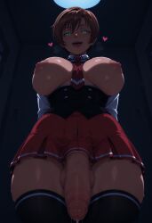ai_generated artcalypse bible_black bible_black_gaiden darkness futanari large_penis shido_saki