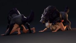 anal anal_insertion anal_sex anal_sex animal animated black_fur blizzard_entertainment blood_elf blue_eyes doggy_style doggy_style doggy_style doggy_style_position doggystyle_position elf elf_ears elf_female elf_girl feral feral_on_female feral_penetrating high_elf kinkytektah knot knotting tagme tatoos tektah tektah_(tektah) video warcraft white_hair wip wolf worg world_of_warcraft zoophilia zoophilia