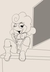 2025 air_creature anthro anthrofied bedroom_eyes blush blush_stickers breasts clothing cloud deltarune deltarune_chapter_3 elemental_creature elnina_(deltarune) eyelashes female footwear footwear_only fours_(artist) fourssss genitals hair hi_res humanoid humanoid_genitalia living_cloud looking_at_viewer mostly_nude narrowed_eyes posed pussy seductive shoes shoes_only simple_background solo undertale undertale_(series) vulva